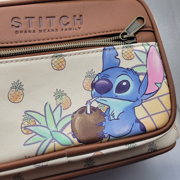 Stitch Pineapple MiniLoungefly Disney Lilo & Stitch Pineapple Mini Backpack Bag - Picture 9 of 13